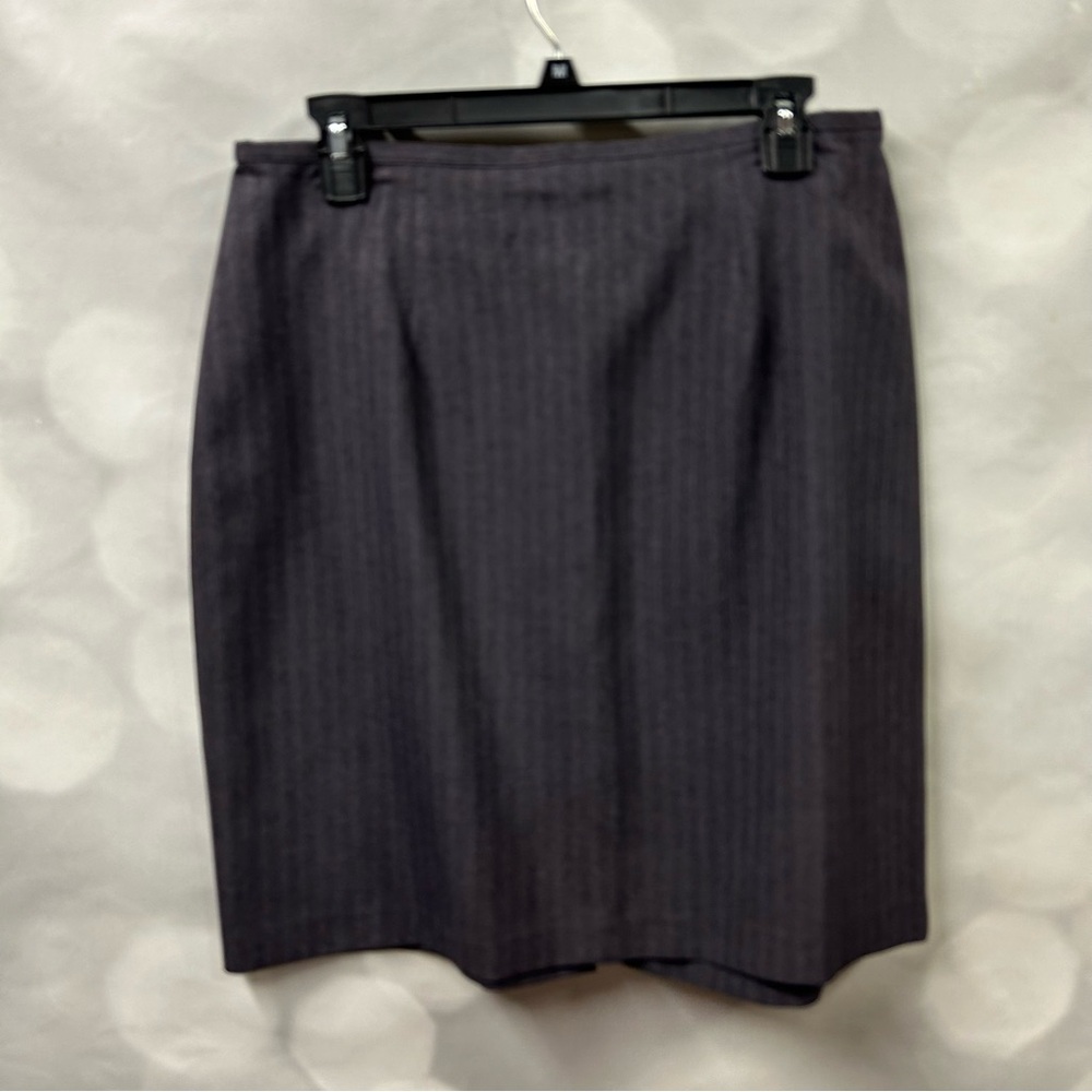 Betsy Lauren Pinstriped Pencil Straight Skirt Size 12